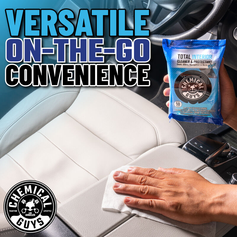 Chemical Guys Total Interior Cleaner & Protectant Car Wipes 50pk