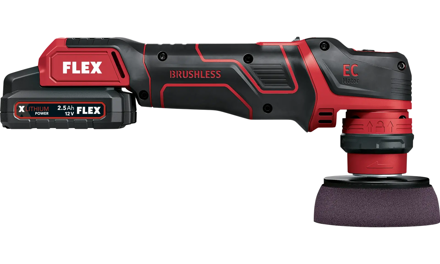 Flex PXE 80 12-EC Cordless Mini Polisher Kit - NEW Version 12 Volt ( 532270 )