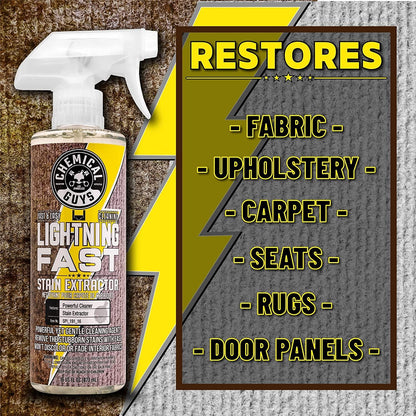 Chemical Guys Lightning Fast Carpet & Upholstery Stain Extractor 473ml (16oz)
