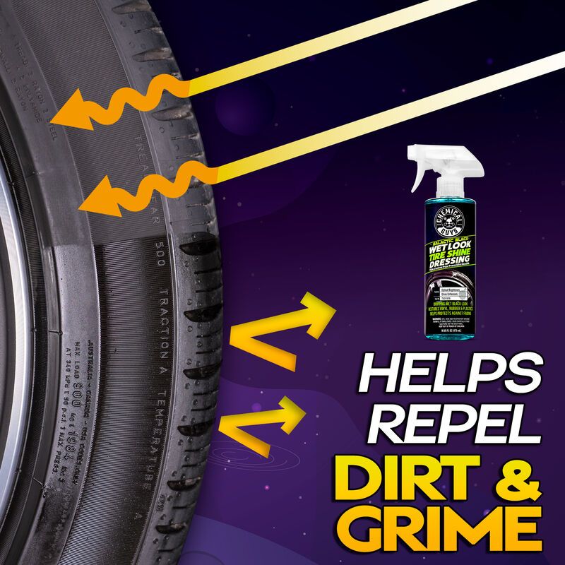 Chemical Guys Galactic Black Wet Look Tire Shine Dressing 472ml (16oz)