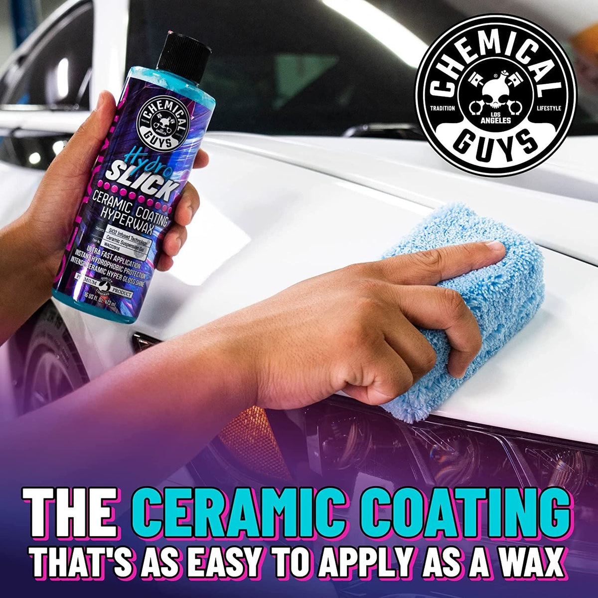 Chemical Guys HydroSlick SI02 Ceramic Coating Hyperwax 473ml (16oz)