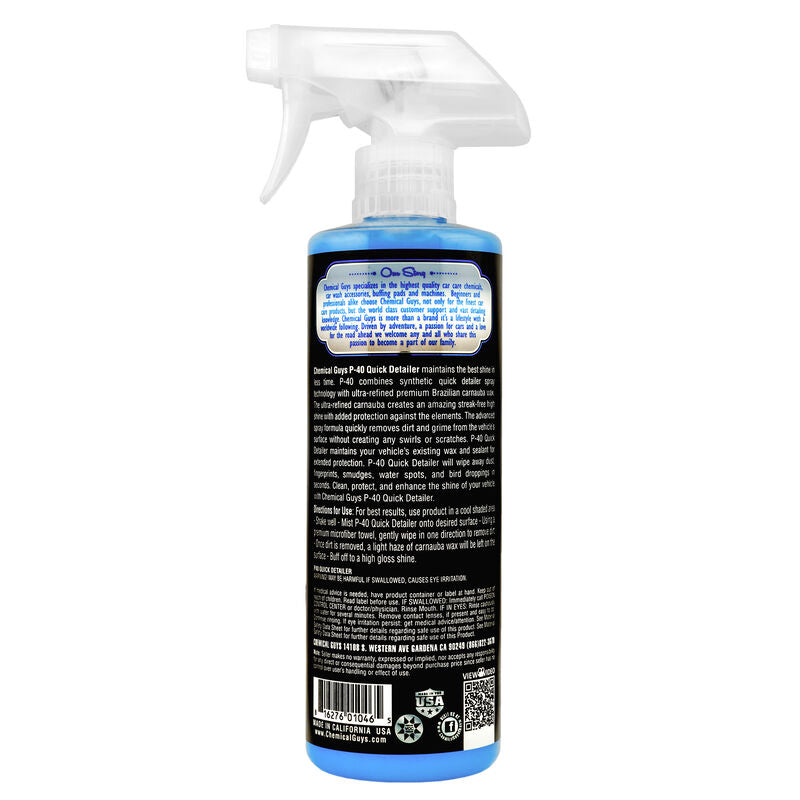 Chemical Guys P40 Quick Detailer Natural Carnauba Shine 473ml (16oz)