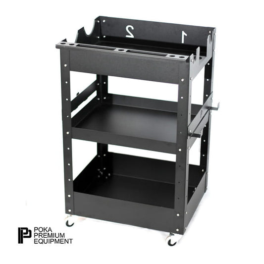 Poka Premium Detailing Trolley PRO 3 Shelves  WD_PRO